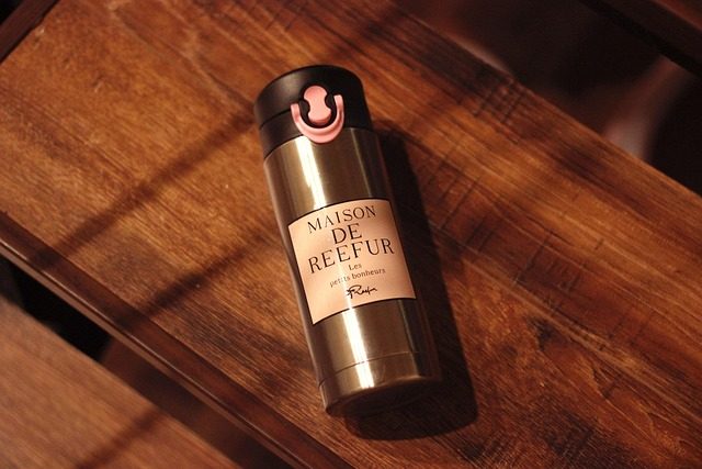 Bedrukte thermosbeker